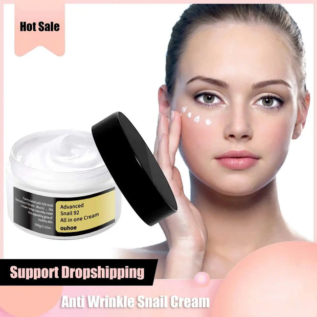 Anti Wri-nkle Cream Snail Serum Face Moisturizer