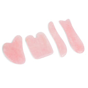 Rose Quartz Face Massager Gua Sha Scraper Natural Jade Stone