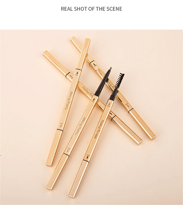 5 Color waterproof mascara enhanced Eyebrow Make-up pen.