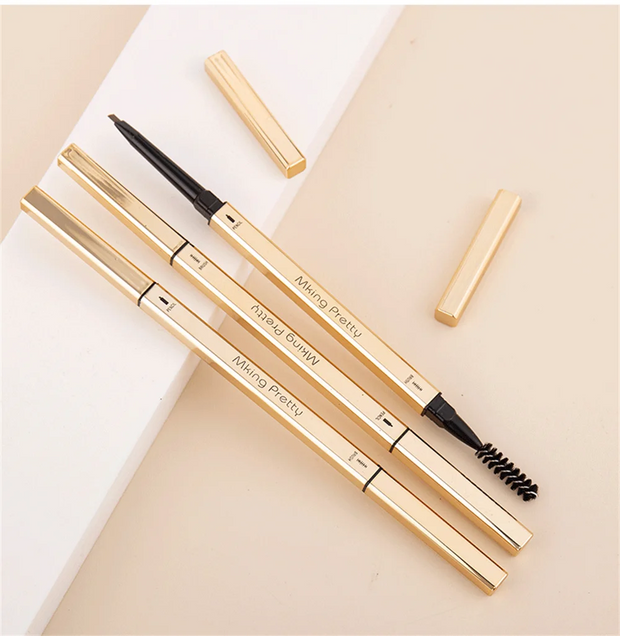 5 Color waterproof mascara enhanced Eyebrow Make-up pen.