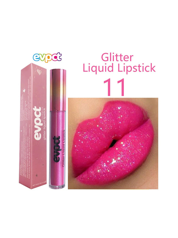 Waterproof matte diamond pearl liquid shimmer glitter Lip Gloss