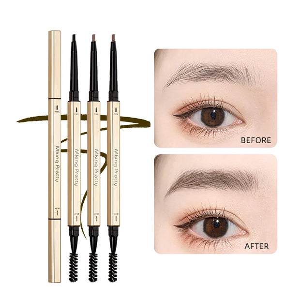 5 Color waterproof mascara enhanced Eyebrow Make-up pen.