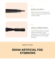 5 Color waterproof mascara enhanced Eyebrow Make-up pen.