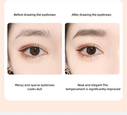 5 Color waterproof mascara enhanced Eyebrow Make-up pen.