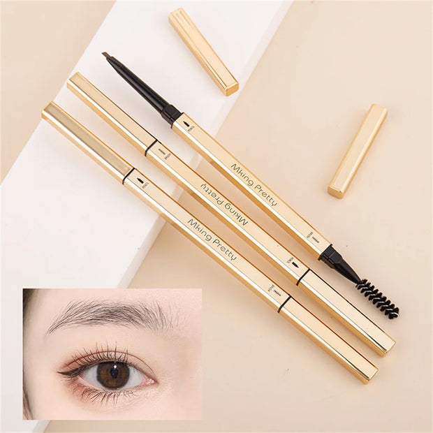 5 Color waterproof mascara enhanced Eyebrow Make-up pen.