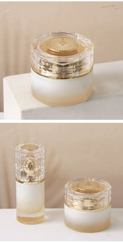 Essence Gradient Color Glass Bottle Cosmetic Packaging Material