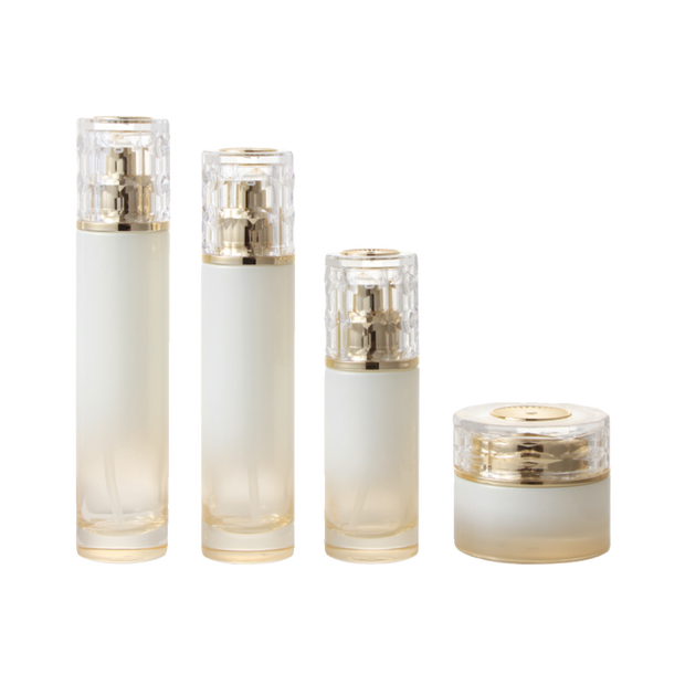 Essence Gradient Color Glass Bottle Cosmetic Packaging Material
