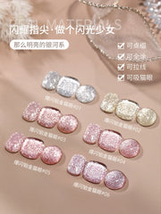 Platinum Gel Nail Polish Flash Gradient Special Cat's Eye
