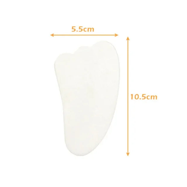 Rose Quartz Face Massager Gua Sha Scraper Natural Jade Stone