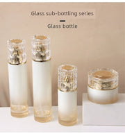 Essence Gradient Color Glass Bottle Cosmetic Packaging Material