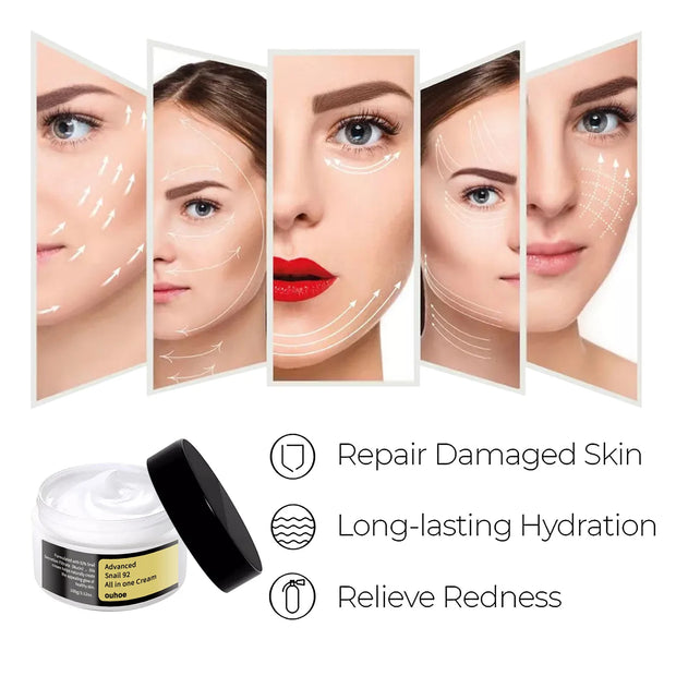 Anti Wri-nkle Cream Snail Serum Face Moisturizer