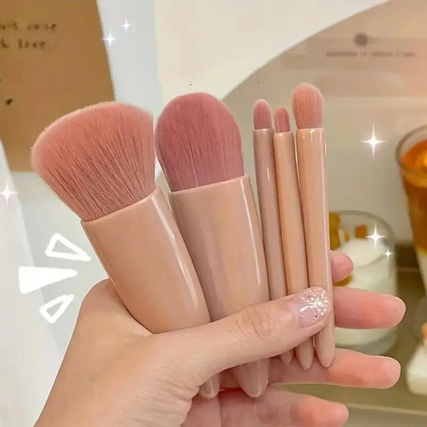 5pcs mini travel Size Makeup Brushes Set
