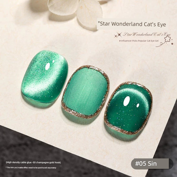 Platinum Gel Nail Polish Flash Gradient Special Cat's Eye