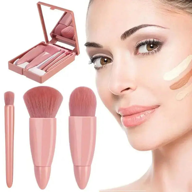 5pcs mini travel Size Makeup Brushes Set
