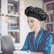 SUPVOX Satin Turban Silk Head Scarf For Sleeping High Resilience Long Hair Bonnet Sleeping Women Men Unisex (Hair Handkerchiefs