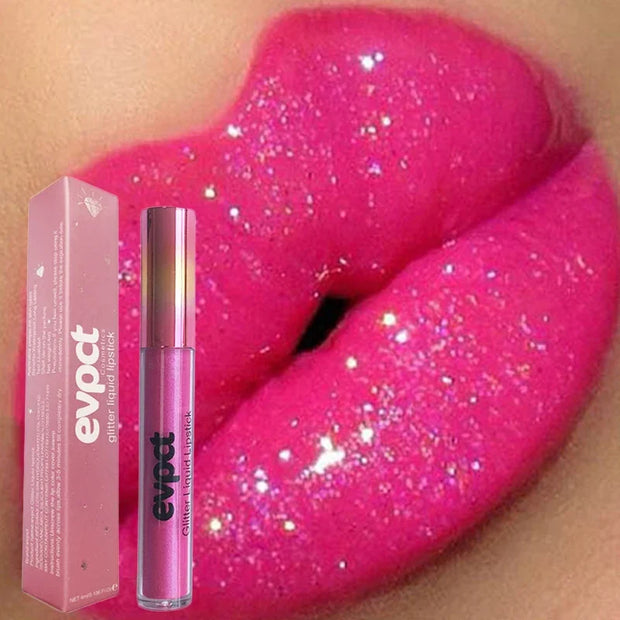 Waterproof matte diamond pearl liquid shimmer glitter Lip Gloss
