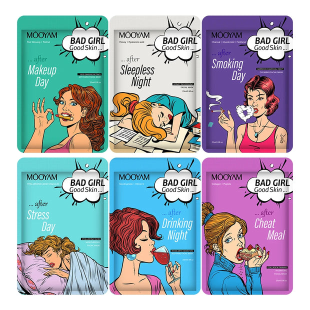 Bad Girl Series Facial Sheet Mask Hyaluronic