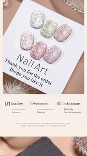 Platinum Gel Nail Polish Flash Gradient Special Cat's Eye