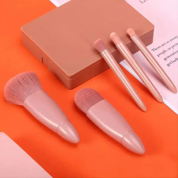 5pcs mini travel Size Makeup Brushes Set