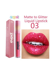 Waterproof matte diamond pearl liquid shimmer glitter Lip Gloss