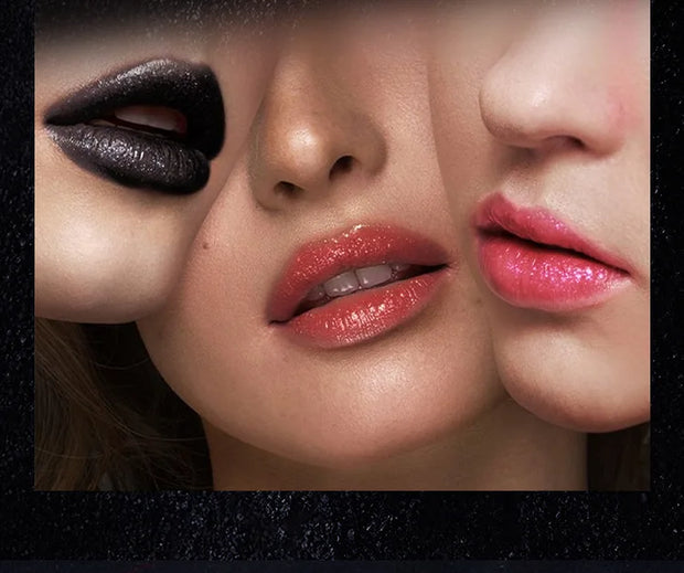 7 color waterproof Nude Glitter non-stick Lipstick Sexy Shimmer