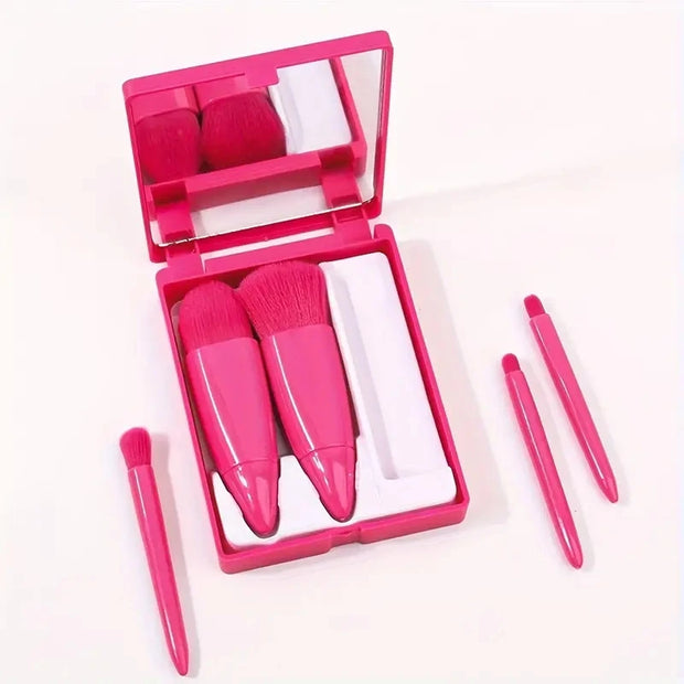 5pcs mini travel Size Makeup Brushes Set