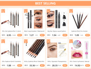 5 Color waterproof mascara enhanced Eyebrow Make-up pen.