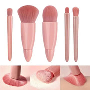 5pcs mini travel Size Makeup Brushes Set