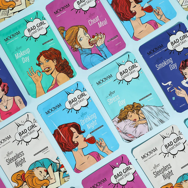 Bad Girl Series Facial Sheet Mask Hyaluronic