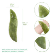 Rose Quartz Face Massager Gua Sha Scraper Natural Jade Stone