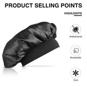 SUPVOX Satin Turban Silk Head Scarf For Sleeping High Resilience Long Hair Bonnet Sleeping Women Men Unisex (Hair Handkerchiefs