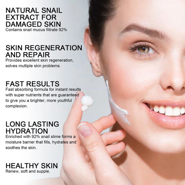Anti Wri-nkle Cream Snail Serum Face Moisturizer