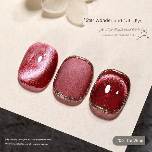 Platinum Gel Nail Polish Flash Gradient Special Cat's Eye