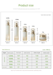 Essence Gradient Color Glass Bottle Cosmetic Packaging Material