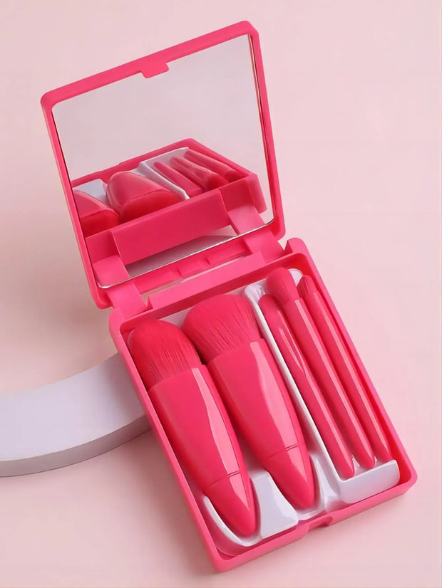 5pcs mini travel Size Makeup Brushes Set