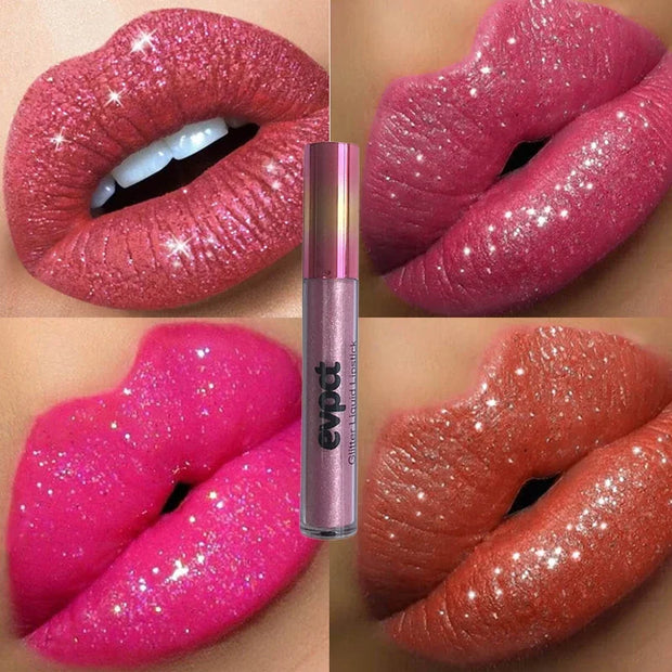 Waterproof matte diamond pearl liquid shimmer glitter Lip Gloss