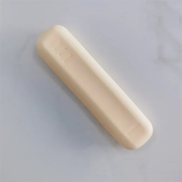 Waterproof silicone travel makeup cosmetic brushes case