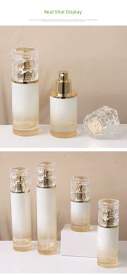 Essence Gradient Color Glass Bottle Cosmetic Packaging Material