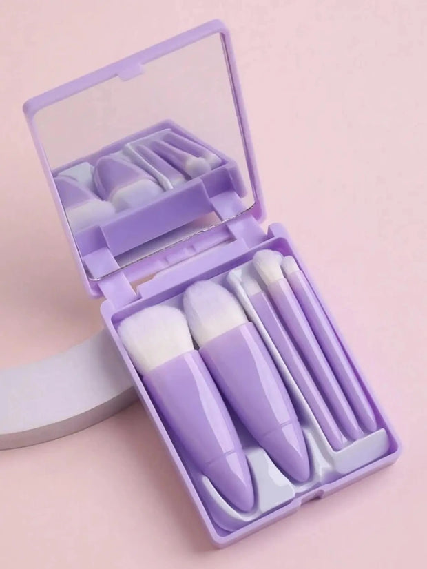 5pcs mini travel Size Makeup Brushes Set