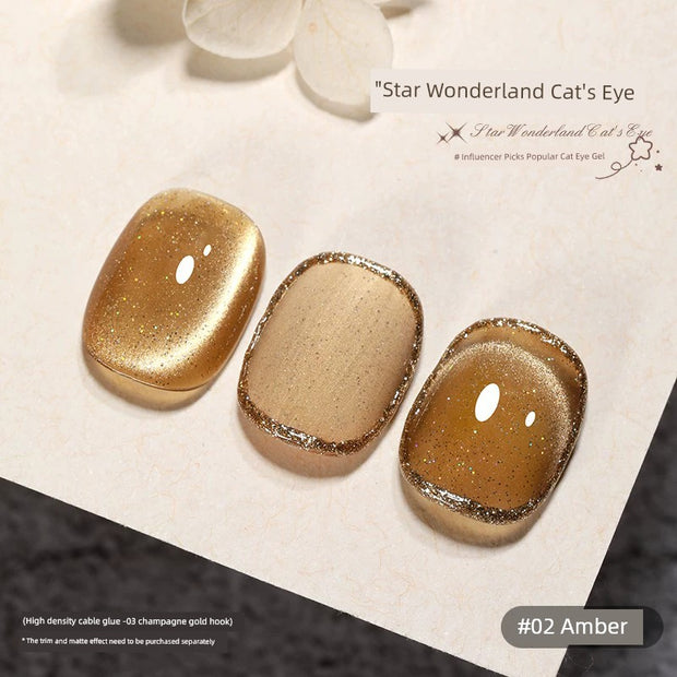 Platinum Gel Nail Polish Flash Gradient Special Cat's Eye