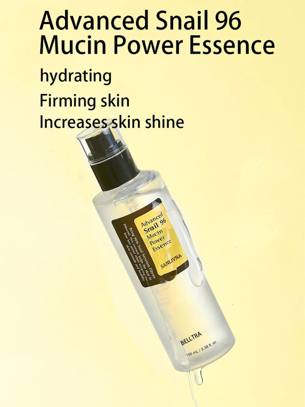 Snail Mucin 96% Korean Skin Care Facial Essence Fading Fine Lines Brightening Anti-Aging serum