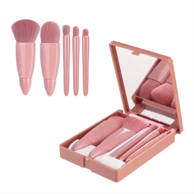 5pcs mini travel Size Makeup Brushes Set