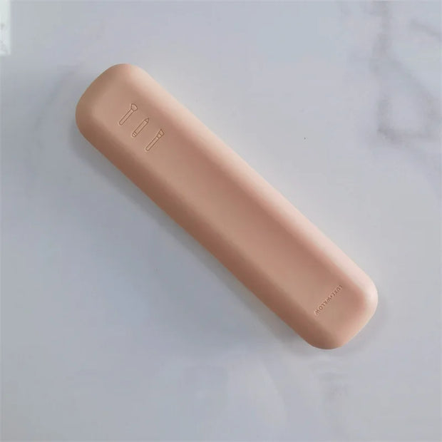 Waterproof silicone travel makeup cosmetic brushes case
