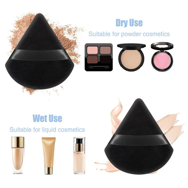 Triangle Powder Puff Soft Makeup Sponge for foundation Face Make Up Eyes Contouring Shadow