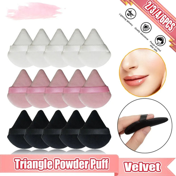 Triangle Powder Puff Soft Makeup Sponge for foundation Face Make Up Eyes Contouring Shadow