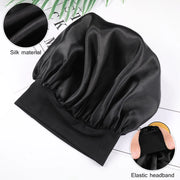 SUPVOX Satin Turban Silk Head Scarf For Sleeping High Resilience Long Hair Bonnet Sleeping Women Men Unisex (Hair Handkerchiefs