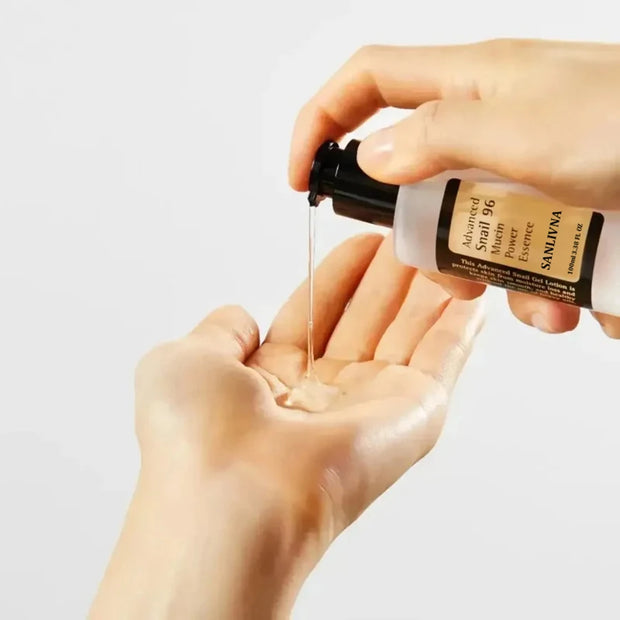 Snail Mucin 96% Korean Skin Care Facial Essence Fading Fine Lines Brightening Anti-Aging serum