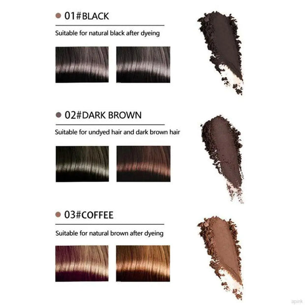 6 Color Hair Line Powder Instantly fills thin hair spots