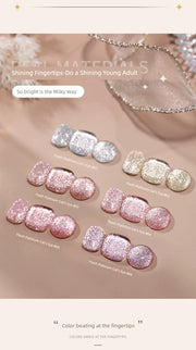 Platinum Gel Nail Polish Flash Gradient Special Cat's Eye
