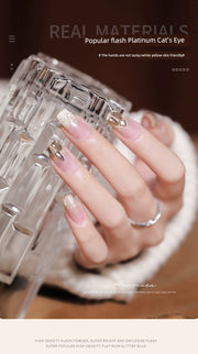 Platinum Gel Nail Polish Flash Gradient Special Cat's Eye